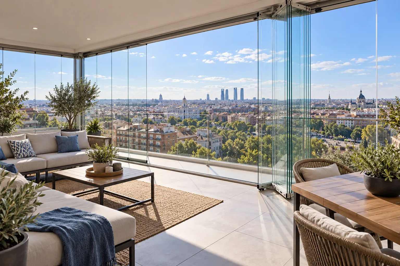 Cortinas de cristal y cerramientos de terraza